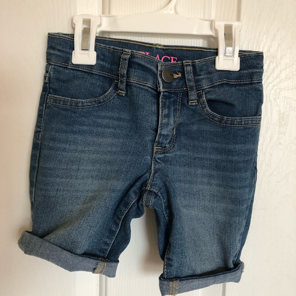Bermuda jean shorts